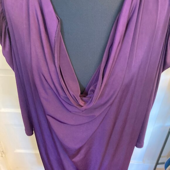 122 Bisou Bisou Dress, Purple, Size 8 - Picture 2 of 5
